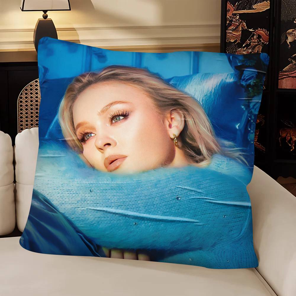 Singer ZZara Larsson Pillow Case Fashion Square Pillowcase Bedroom Sofa Room Ins Decoration Leisure