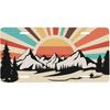 Sea Turtle Marble Front License Plate for Women Car Vanity Plates Decorative Aluminum Metal Cute Novelty License Plate Cover for Men 6x12 Inch (4