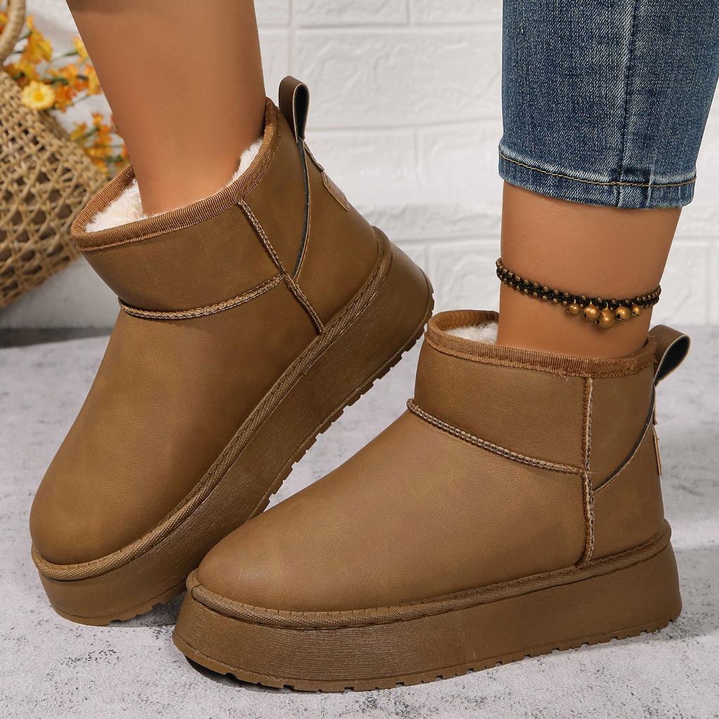 2024 New Classic Thickened Fluff Women's Snow Boots Comfortable Warm Ankle Boots Women Winter Ladies Shoes Chunky Botas Mujer