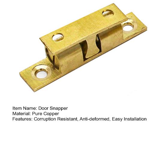 Закрывающая защелка Гладкая поверхность Нержавеющая защитная защелка для кухонной двери со свободными винтами Соединение с шкафом Толстая простая установка Дверная защелка для дома