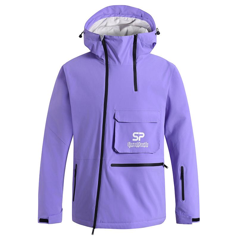 Лыжная куртка для женщин и мужчин, водонепроницаемая, ветрозащитная, утепленная, зимняя, для горных видов спорта на открытом воздухе, с капюшоном, теплая, для катания на лыжах, сноубордическая куртка с карманами