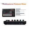 Профессиональный комплект звуковой карты, прозрачная живая аудиозапись, вещание, студийная запись, регулируемый аудиомикшер с высокими/средними/басами, усилитель