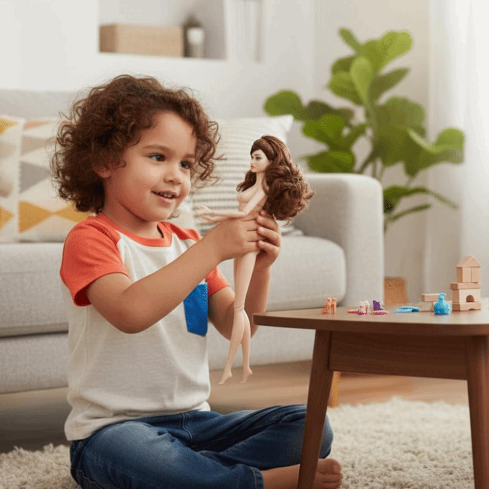 Кудрявая Супермодель Обнаженная Кукла Европейская Фигурка Тело Мода 1/6 Модель Куклы Детский Подарок