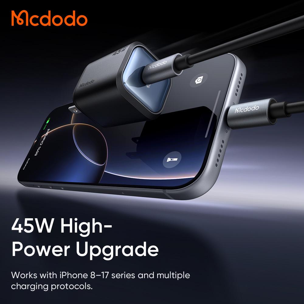 Быстрое зарядное устройство Mai Duo Duo 45 Вт GaN для устройств Huawei, Samsung и Apple
