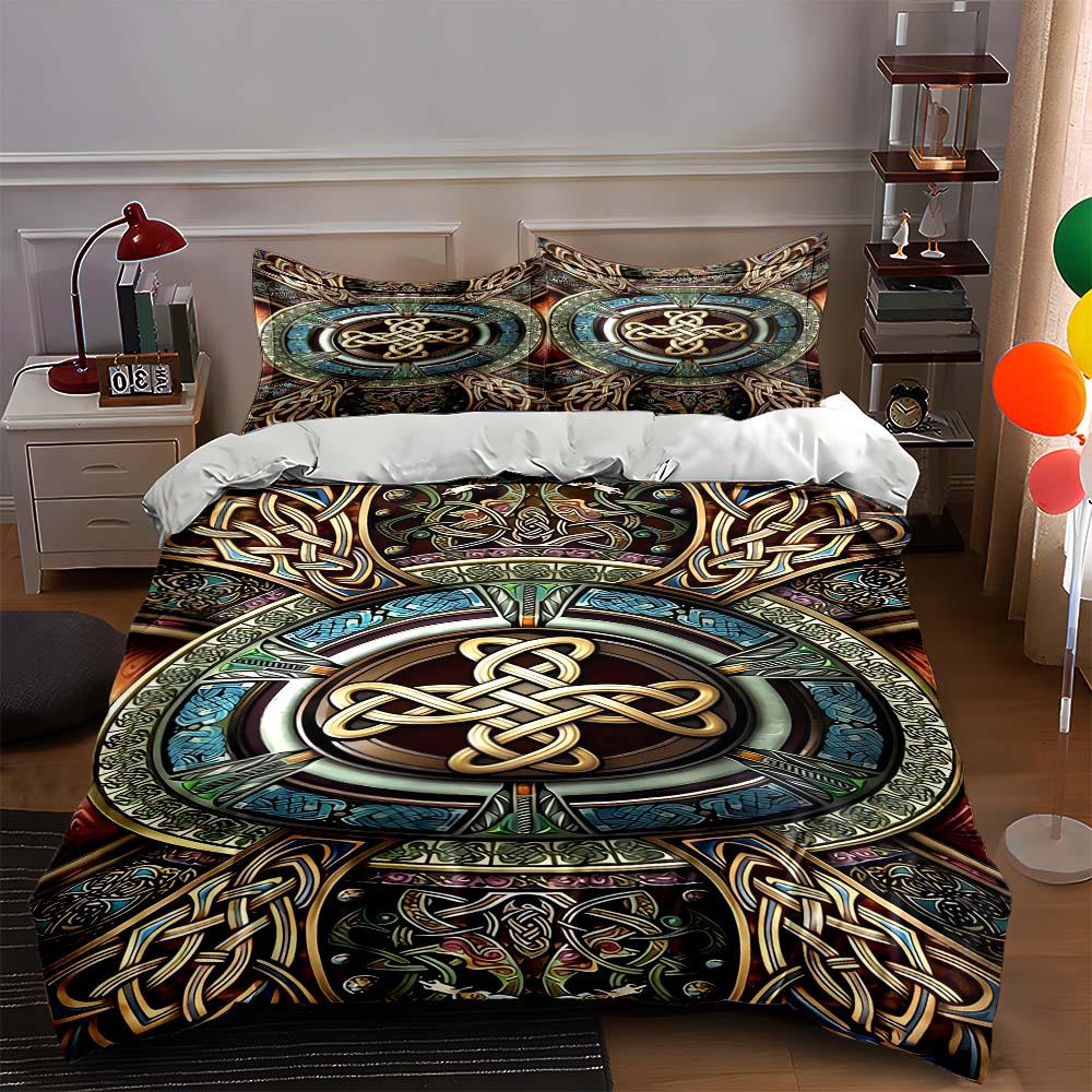 Intricate, geometric, ornate. Bedding Duvet cover sets Duvet covers Pillowcases gifts (1 * Duvet Cover 2 * Pillowcases, without duvet insert)