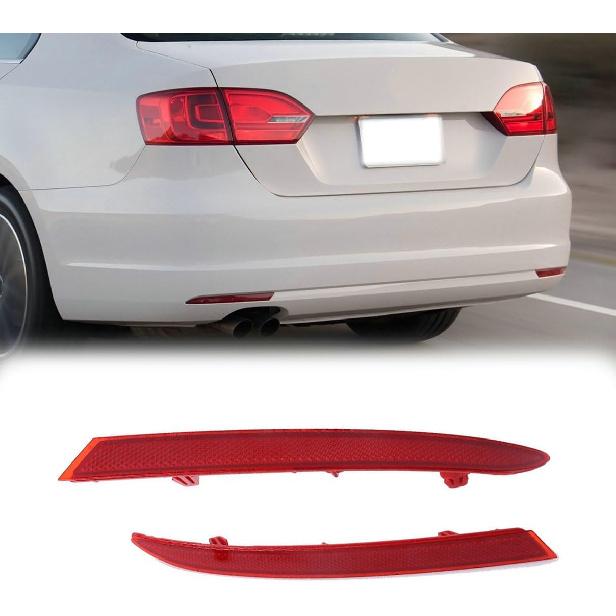 2Pcs Rear Bumper Reflector Lights Lamp Strip Rear Left Right Set 5C6945105, 5C6945106 for Volkswagen Jetta 2011 2012 2013 2014