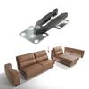Sectional Couch Connector Replacement Sofa Joint Snap Furniture Sofa Interlocking Connector Combination Metal Buckle