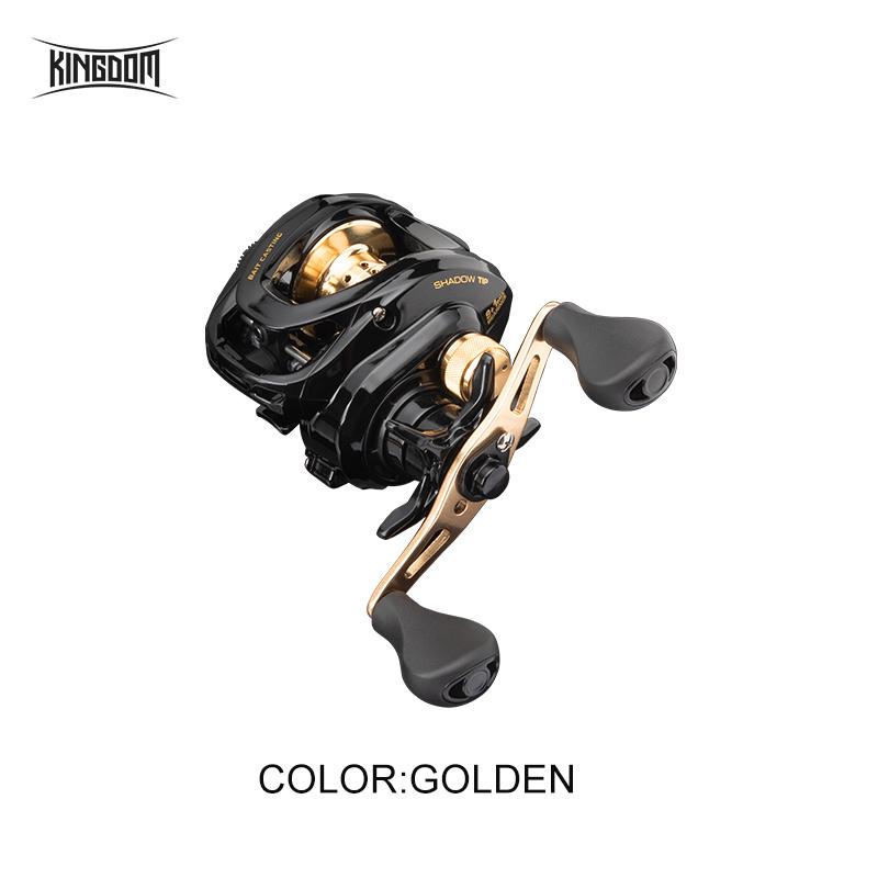 Kingdom Сверхлегкая рыболовная катушка с металлической шпулей для приманки, 5 кг, 8,0:1 высокоскоростная рыболовная катушка для соленой и пресной воды