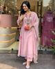 Женский дизайнерский комплект Anarkali Kurta Pant Dupatta, индийский комплект из топа и туники Bollywood, костюм Kurti Salwar