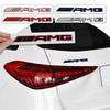 hrmfq5 Car Sticker For Mercedes Benz 1pc 3D ABS Car Rear Trunk Badge Decal Letters Sticker For Mercedes Benz AMG A B C E G CLA C63 C63S