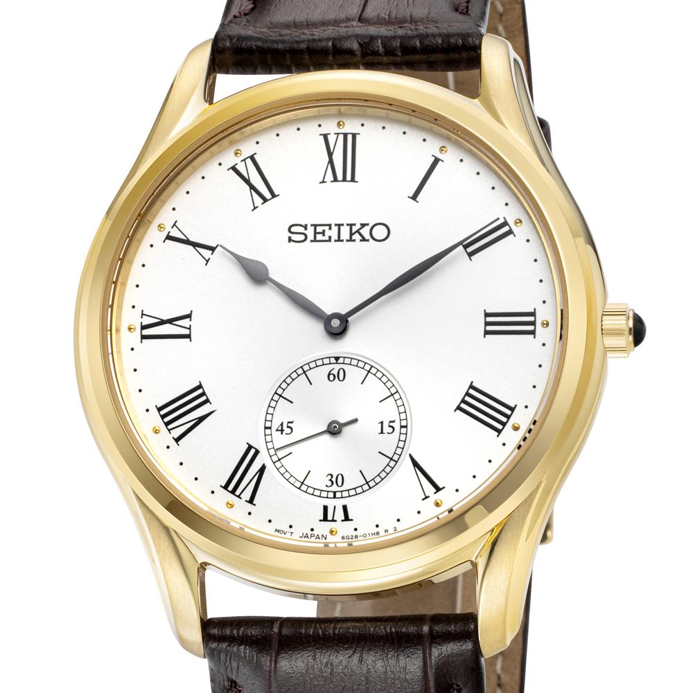 Seiko Мужские часы с сапфировым стеклом SRK050P1