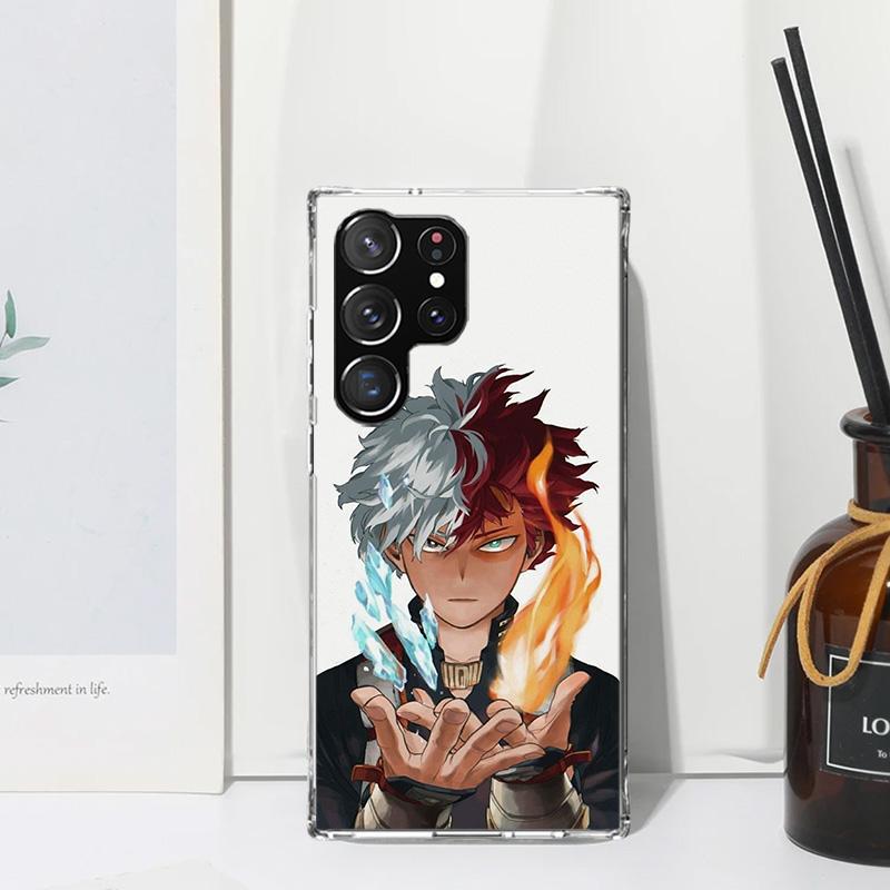 My Hero Todoroki Shoto Phone Case For Samsung Galaxy S26 S25 Edge S24 FE S23 S22 Ultra S21 Plus S20 + Art Fundas Back Cover Gala