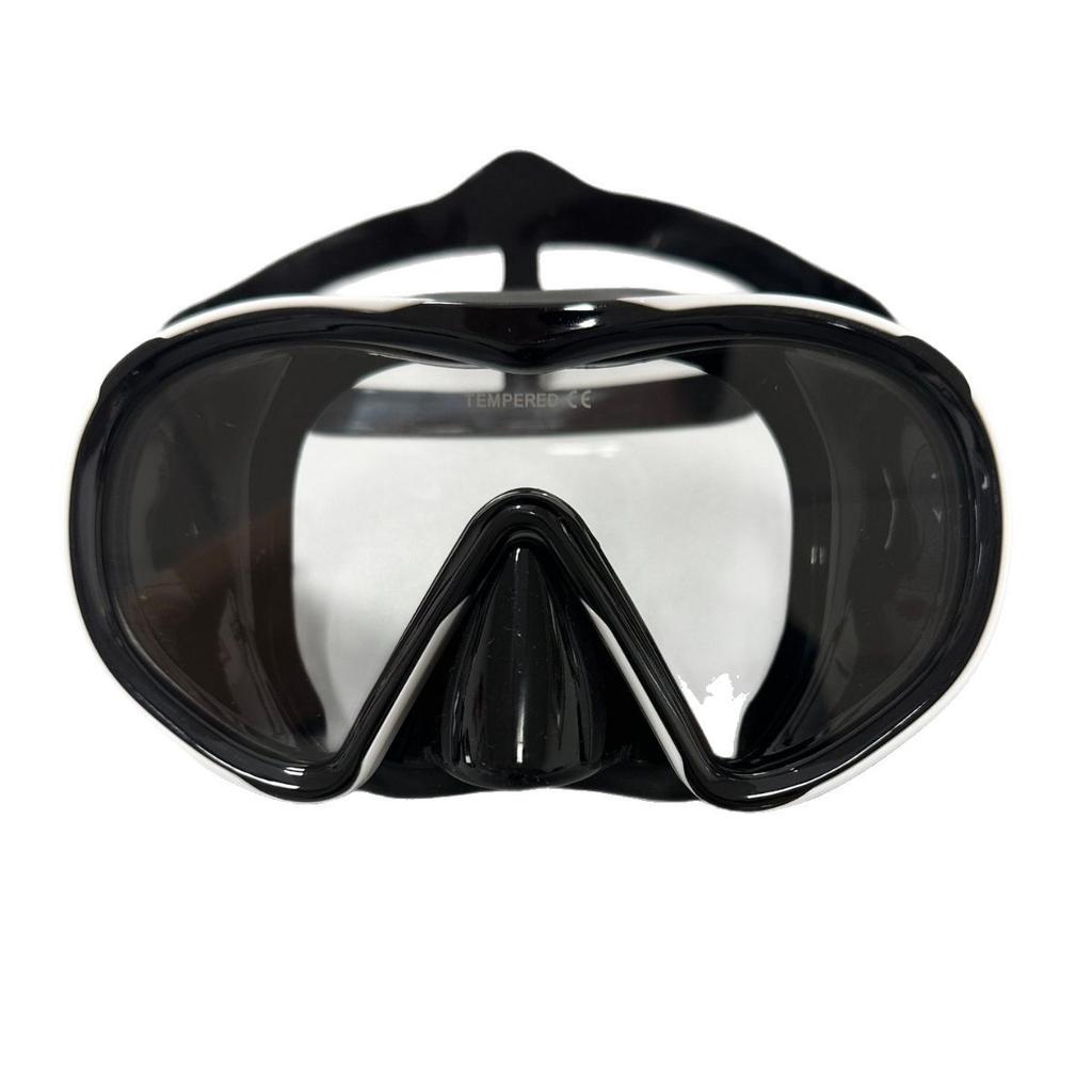 Большая силиконовая маска с полной сухой трубкой для снорклинга