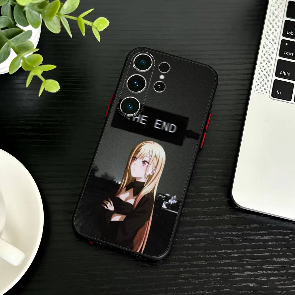 Чехол для телефона T-Darling Марин Китагава, разноцветный, серебристый, для Samsung S26, S25, S24, S23, S22, S30, S21, Ultra, Plus, FE 5G, черный, мягкий