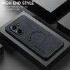 For POCO X7 X7 Pro Fine Hole Sheepskin Magnetic TPU Soft Edge Anti-Drop Anti Fingerprint Phone Case