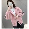 Waterproof Faux Mink Fur Hooded Coat Womens, Loose Knit Cardigan Top Winter Outerwear