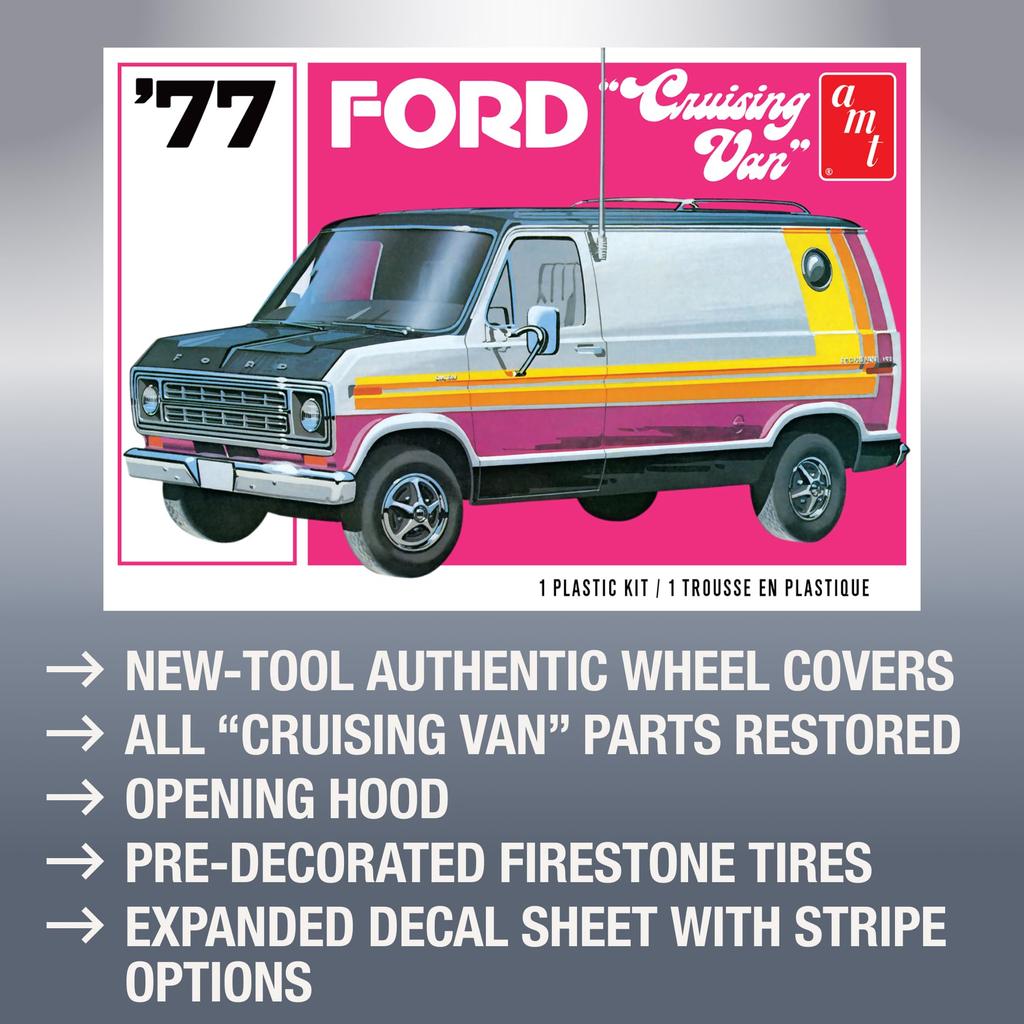 AMT 1977 Ford Cruising Van 1/25