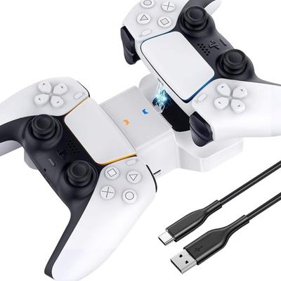 Зарядная док-станция для контроллера PS5 Dual Sense, двойная зарядная станция PS5, аксессуары для контроллера PS5