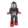 Walking Robot Walking Figure Metal Fencing Holiday Clockwork Toy, Toy, Robot, Collectible, Birthday, Gift, (Black)