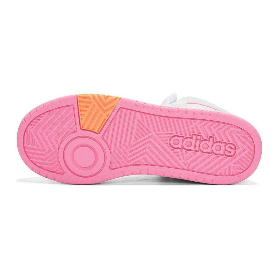 Adidas Neo Hoops Mid 3.0 Kids Casual Durable Mid-Top Sneakers Cloud White Kids Sneakers HP6158