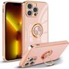 Защитный чехол - E.F.CONNECTION - для iPhone 13 Pro - Мягкий - Золотистая окантовка - Ударопрочный - Защита от царапин