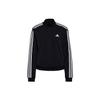 (WMNS) adidas Stripe Splicing Sports Training Long Sleeves Jacket Black Women's GS1352