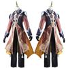 Zhongli Game   Cosplay Cos Costume Wind Cheater Anime Outfits Brown Wigs Role Play Carnival Party Men