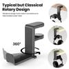 Storage Hanging Headphone Stand 360 Degree Rotating Headset Holder Useful Table Clip Hook  Coat