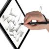 2 шт. Стилус с сенсорным экраном и пружинным шлангом, высокая чувствительность, тонкий наконечник, для дома, офиса, для телефона, планшета, заметок, рисования