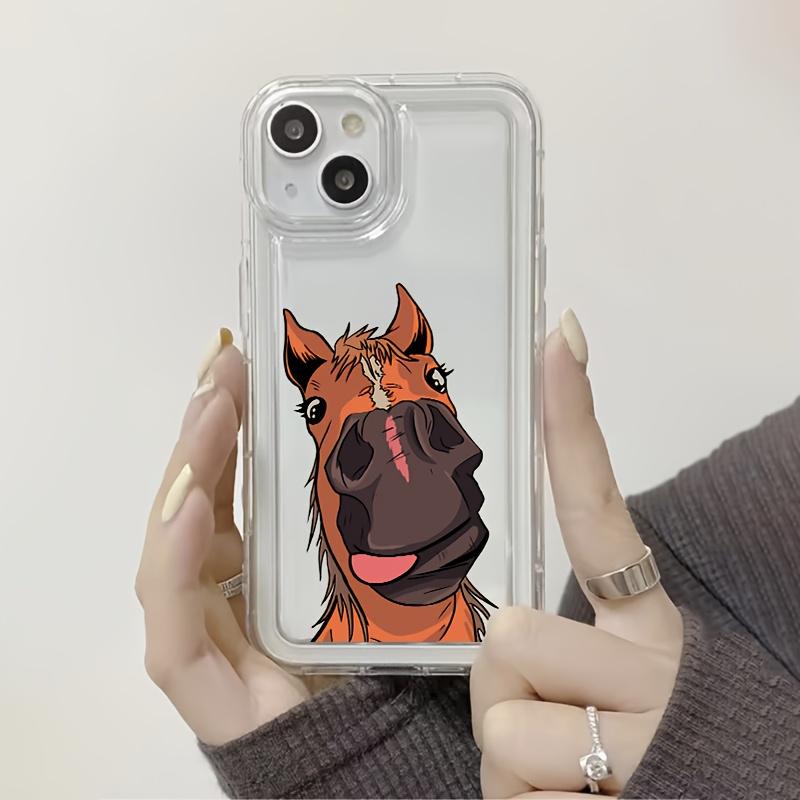 Модный чехол для телефона с узором «Цзюньма», подходящий для iPhone 17 16 15 14 13 12 11 Pro/Max/Plus, противоударная задняя крышка