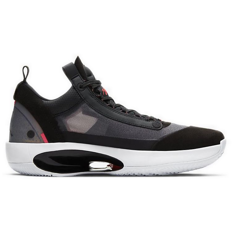 Мужские кроссовки Air Jordan 34 Low PF Heritage черный металлик-серебристый белый CU3475-001