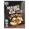 In the Raw, Sugar In The Raw®, тростниковый сахар Turbinado, 100 пакетиков, 16 унций (453 г)