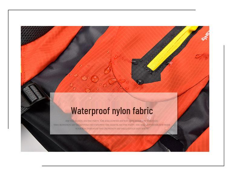 Men's Water-Resistant Lightweight Mountaineering Backpack - High Capacity, Durable, Dual-Shoulder Design for Outdoor and Casual Sports