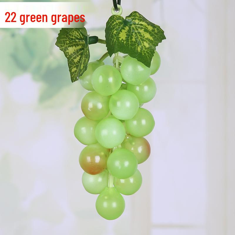 Зеленая искусственная виноградная лоза для декора стен в помещении и на балконе