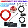 AMNVOLT V4 ATS MINI Радио 1.9-дюймовый IPS-экран Полнодиапазонный DSP-радиоприемник Портативный FM AM SSB LSB USB-приемник с Hi-Z Усилителем для наушников