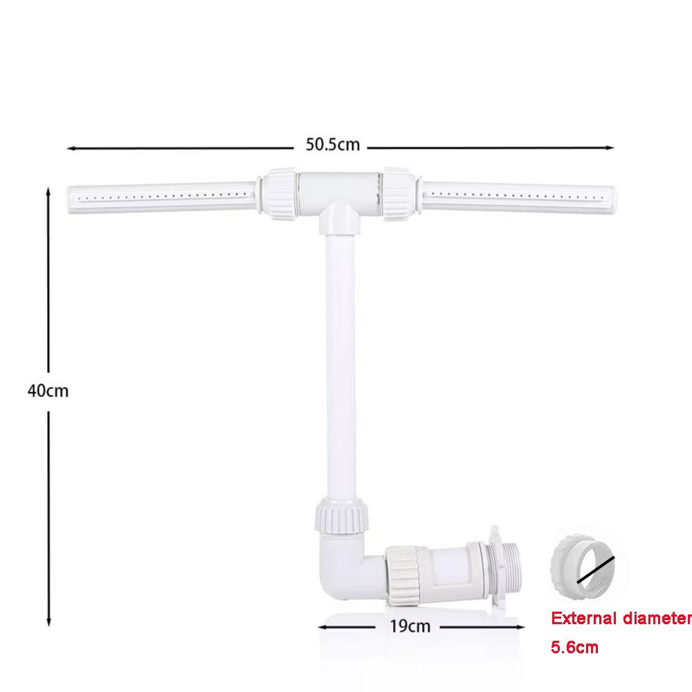 Dual Spray Pool Fountain Rotatable Pool Water Sprayer New Dual Spray Nozzle Swimming Pool