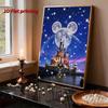 Disney Набор для рисования «Замок Микки и Минни» Сделай сам Подарок Украшение для дома Картина из искусственных драгоценных камней Искусство