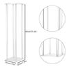 Wedding Acrylic Road  Flower Stand Cylinder Vase Flower Arrangement Wedding Decoration