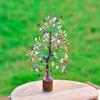 Crystal Tree for Good Luck Gemstone Tree Crystal Showpieces for Home Decor Items Feng Shui Item for Good Luck Gifts with Silver Wire 200 Beads