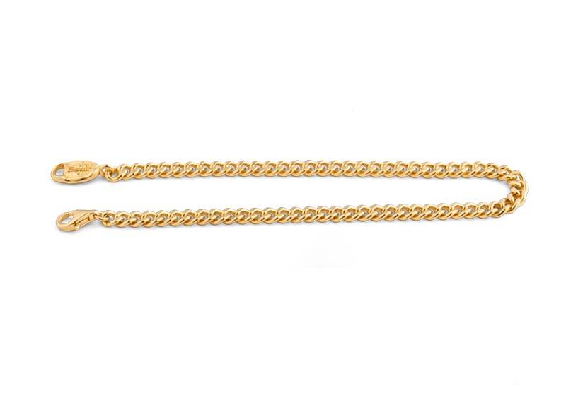 Bebello [Bs-416] 925 Silver Chain Bracelet (Gold Plating)