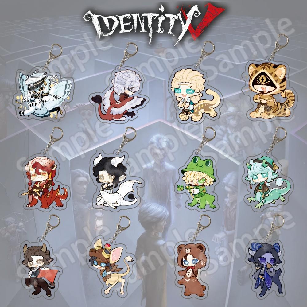 Игра Аниме Identity V Майк Эндрю Лука Эли Эмма Акриловый Брелок 6см Чиби IDV Провидец Заключенный Смотритель Кладбища Брелок Кавайный Подарок