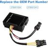 Compatible with 278001554 Voltage Regulator Rectifier Seadoo GTX RFI 800CC 1998 1999 2000 2001 2002, Seadoo GTX DI 951CC 2000 2001 2002 2003, Seadoo