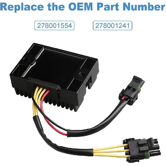 Compatible with 278001554 Voltage Regulator Rectifier Seadoo GTX RFI 800CC 1998 1999 2000 2001 2002, Seadoo GTX DI 951CC 2000 2001 2002 2003, Seadoo