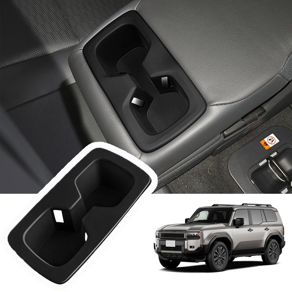 Эксклюзивный держатель для напитков на втором ряду для Land Cruiser 250, подстаканник на заднем сиденье, отделение для хранения напитков на Land Cruiser 250, Land Cruiser 250, Land Cruiser