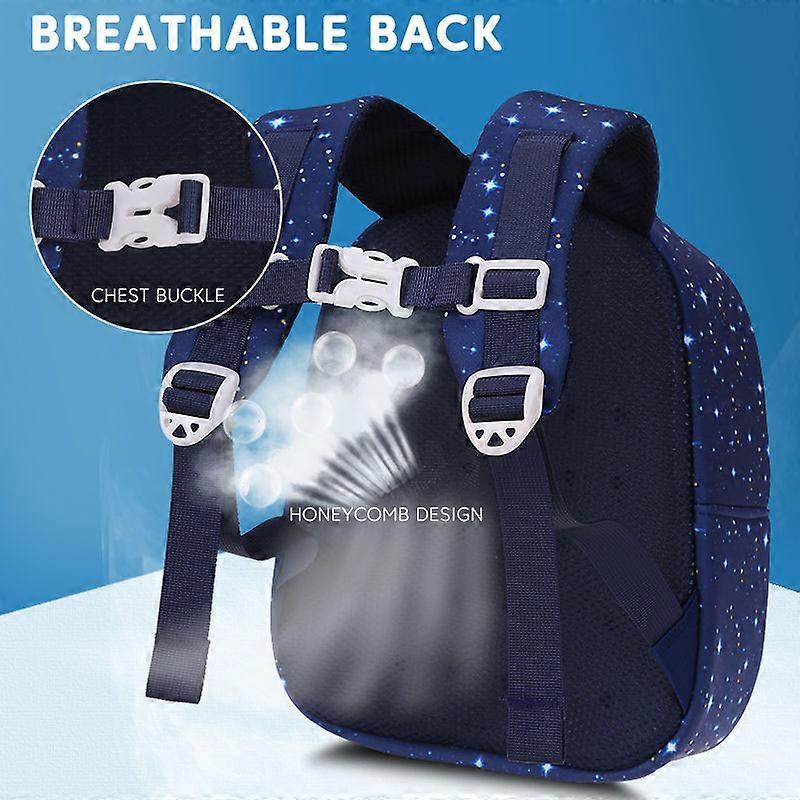 Drop  3D Rocket Kids Backpack Anti-lost Astronauts School Bags Waterproof Cartoon Girls Backpack Mochila Infantil