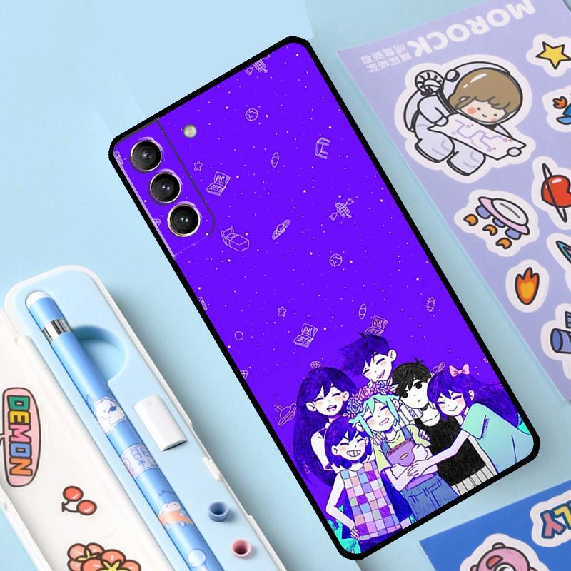 Игровой чехол Omori для Samsung Galaxy S23 S21 S22 Ultra Plus Note 10 20 S8 S9 S10 Plus S20 FE Чехол