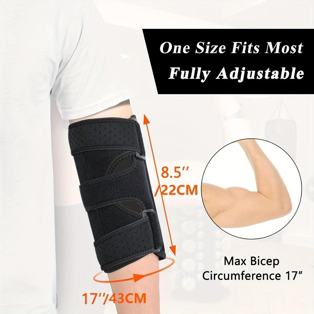 Super Strong Support Elbow Brace Double Steel Plate Arm Joint Protector Basketball