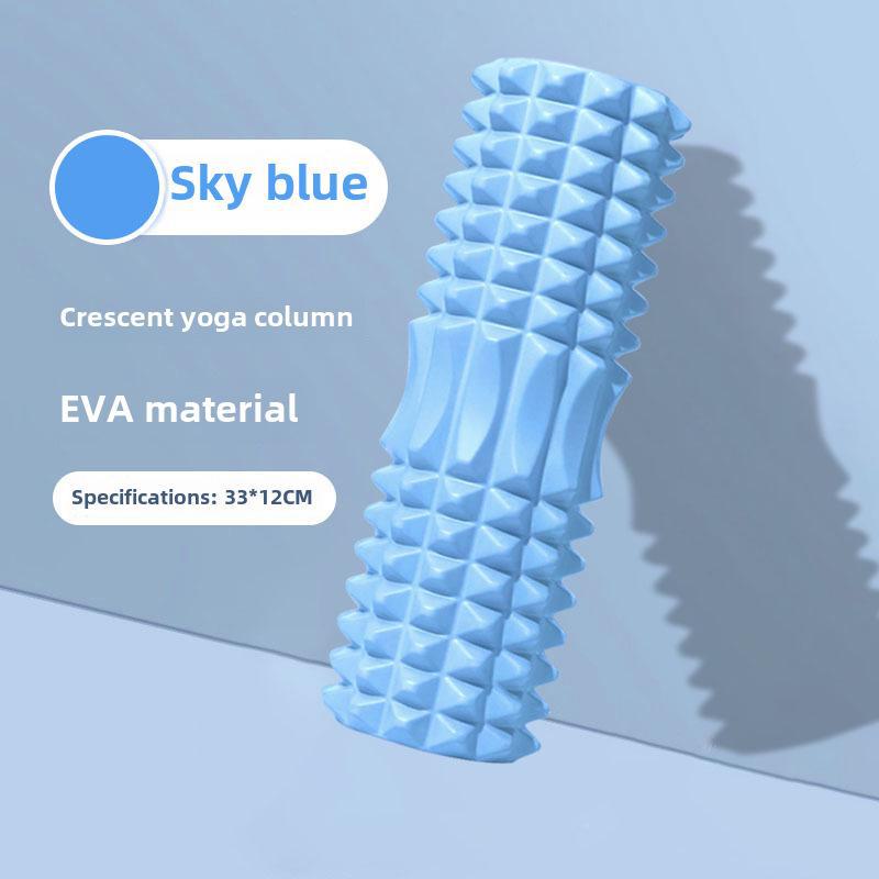 Ролик из пены EVA с полумесяцем и палочка для массажа йоги