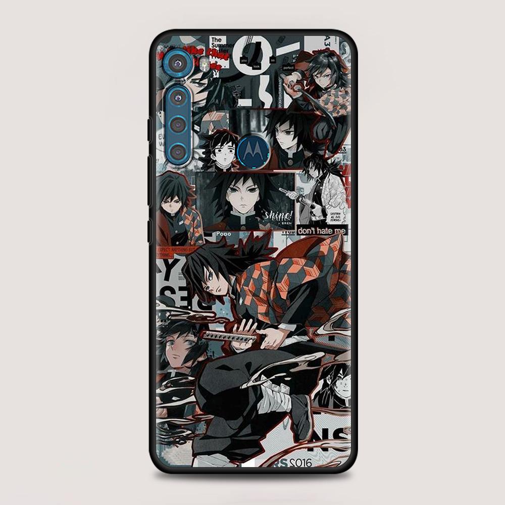 Чехол Kimetsu No Yaiba Demon Slayer для MOTOROLA One Fusion для Moto G10 G9 G8 Plus Play Power One G20 G30 G40 G50 G60 Edge 20