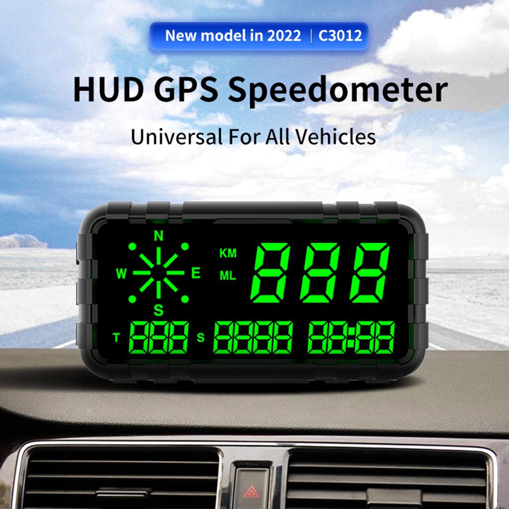 Проекционный дисплей (HUD) Спидометр для Автомобиля 11 в 1 Цифровой Спидометр Сигнализация Превышения Скорости KMH/MPH - Отображение Напряжения Батареи